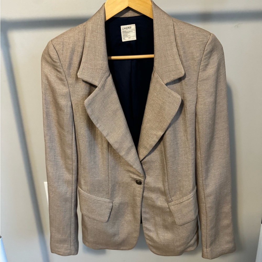 L’Agence Cotton Blazer - Neiman Marcus - Repaired